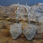 White Port Ellen Seaglass Earrings