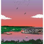 Stornoway A2 Print – GAELIC VERSION