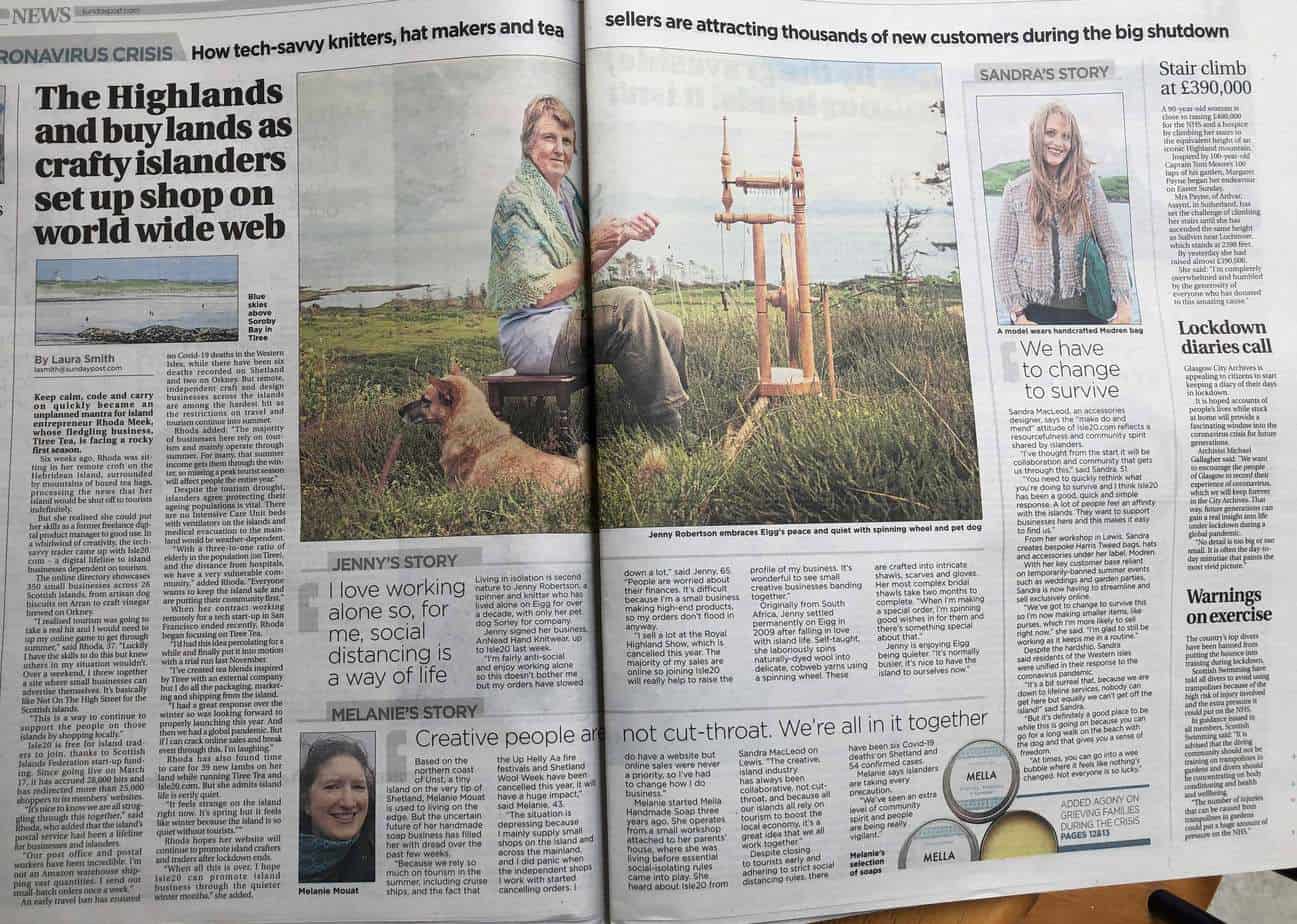 Sunday post article about isle20