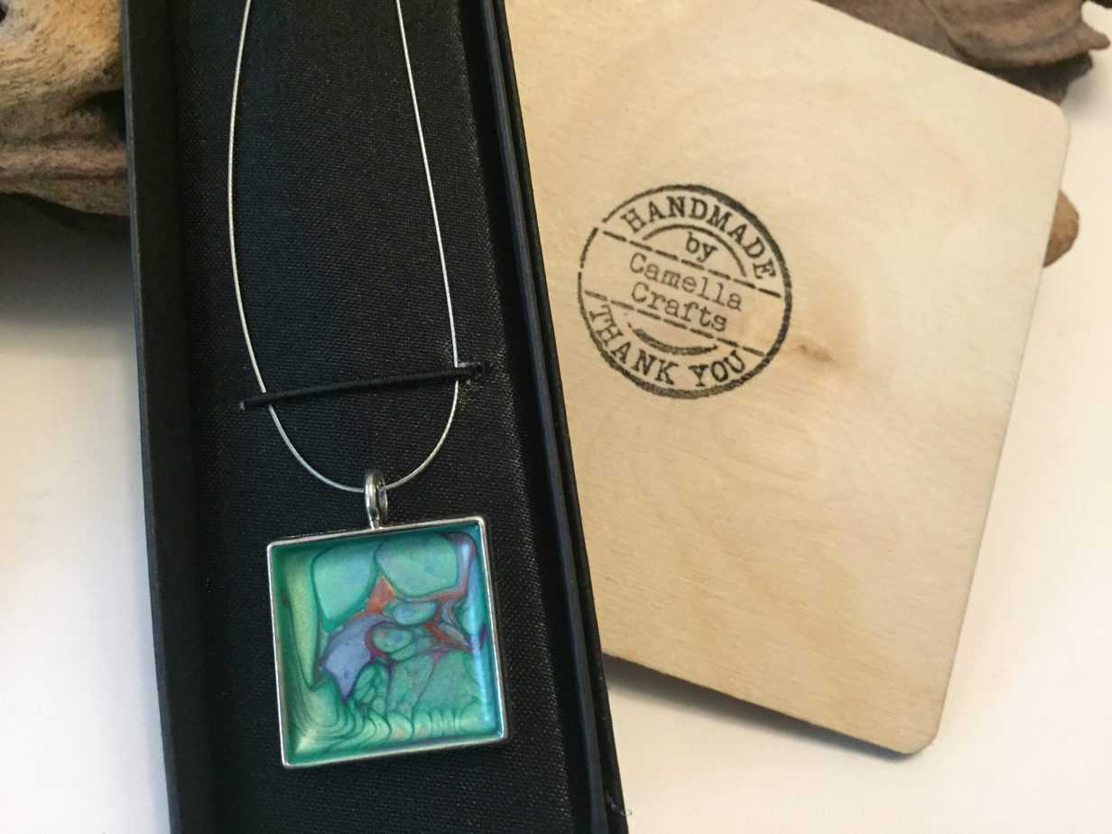 Hand Painted Pendant - Image 6