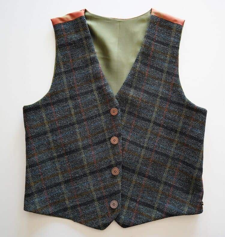 Harris Tweed Waistcoat - Scottish Thistle