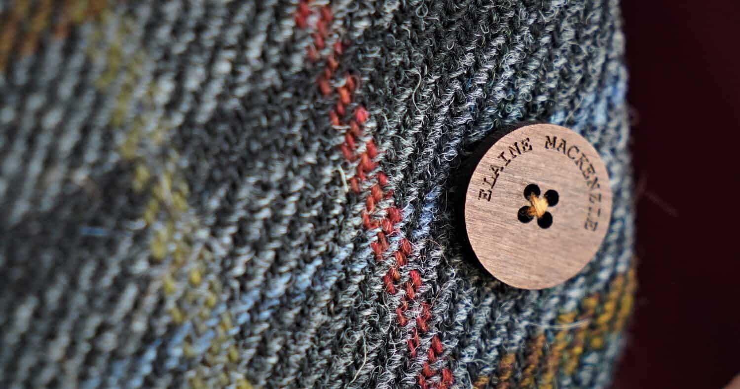 Harris Tweed Waistcoat - Scottish Thistle - Image 7
