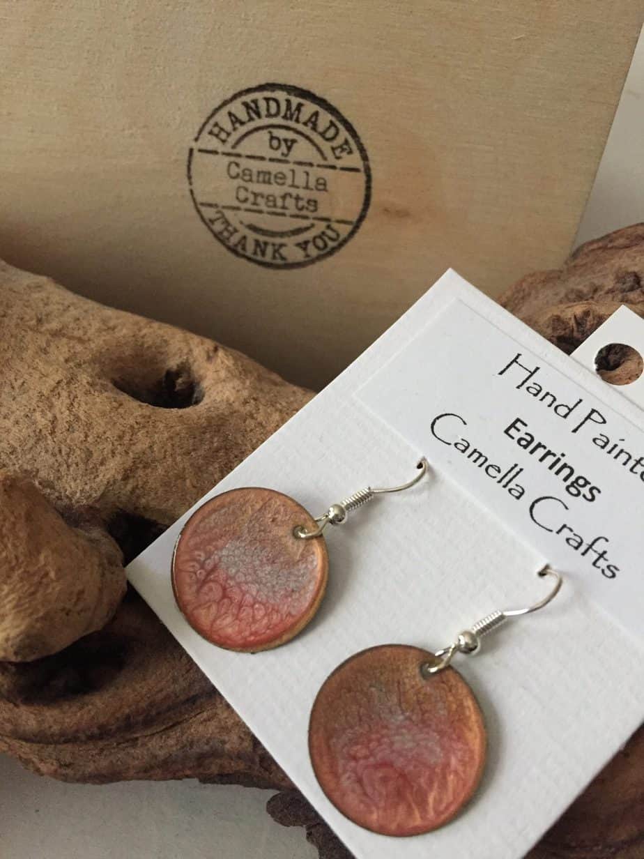 Hand Painted Earrings - Image 2