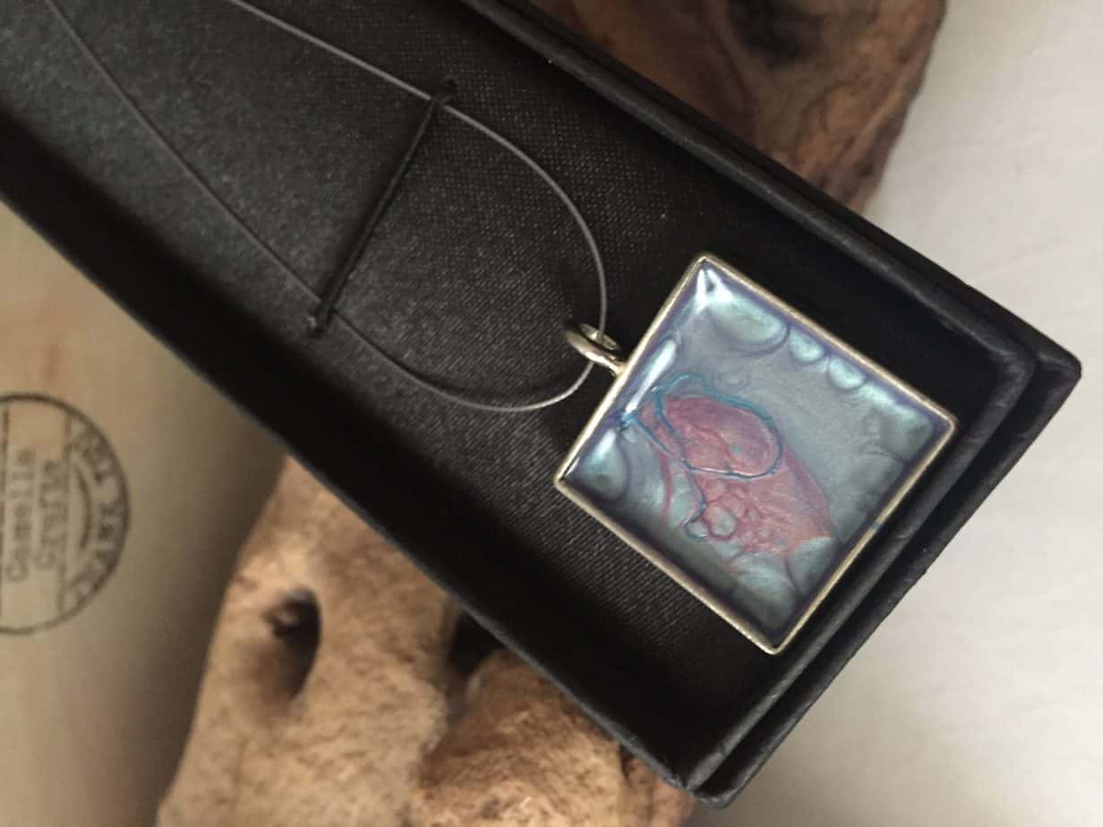 Hand Painted Pendant - Image 2