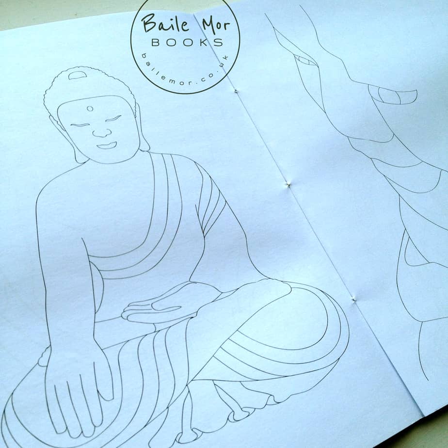 Nick's Buddha colouring book - Image 5
