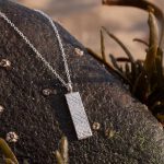 Herringbone Tag Pendant