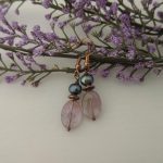 Purple Earrings, Ametrine and Pearl