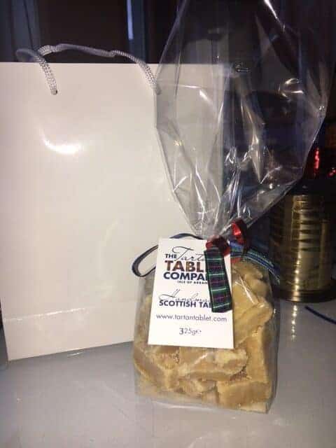 Large bag of Vanilla tablet in luxury white gift bag