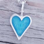 Enamelled Heart Pendant