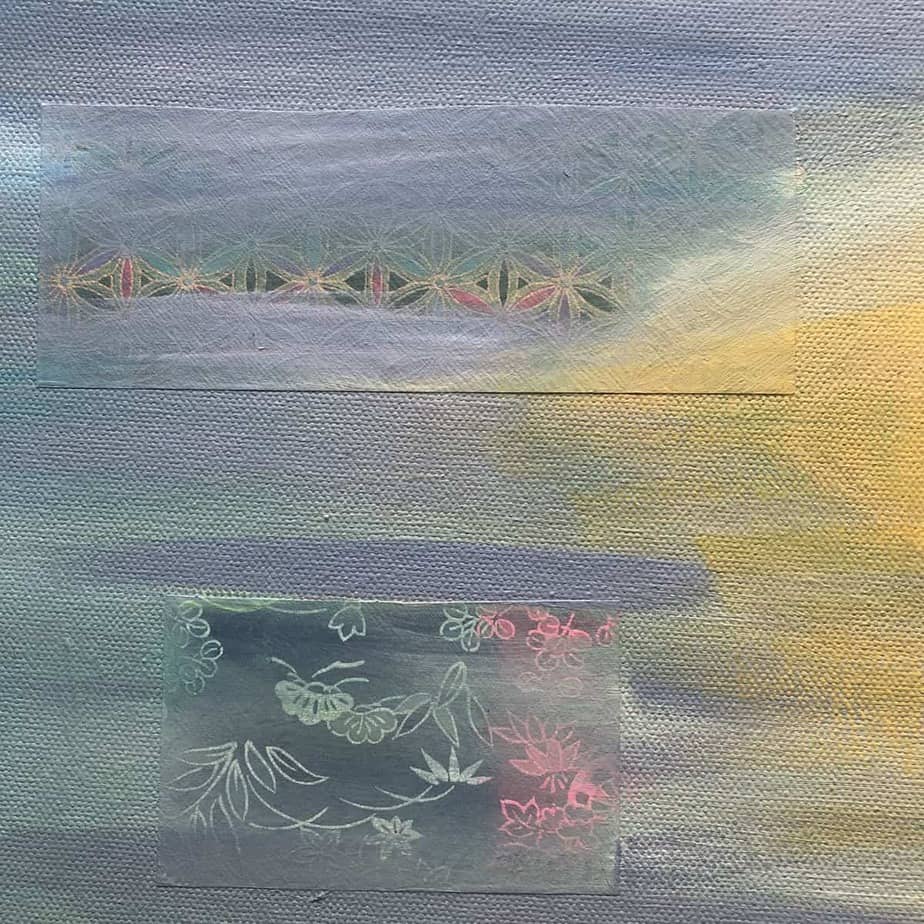 Bay Cottages. Print of original mixed media painting of Scottish west coast beach - Image 6