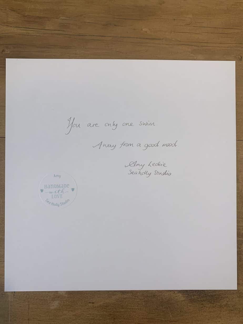 Swimming print with mount - Image 3