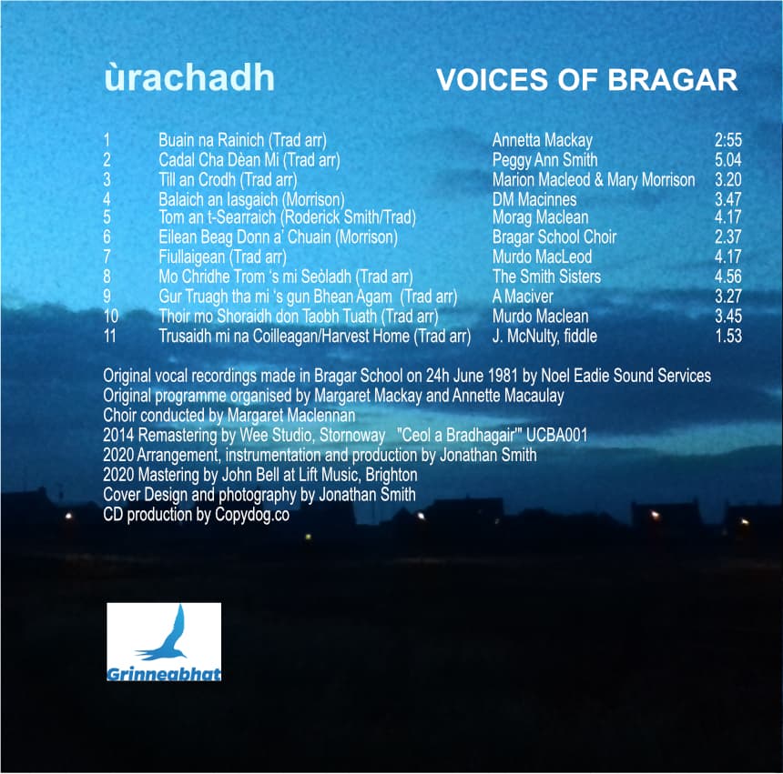 Ùrachadh. Voices of Bragar - Image 2