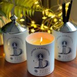 SOLASTA- The HEBRIDEAN- delux CANDLE with Ceramic jar and silver lid