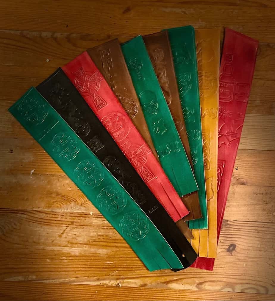 Leather Bookmark (Hare) - Image 2