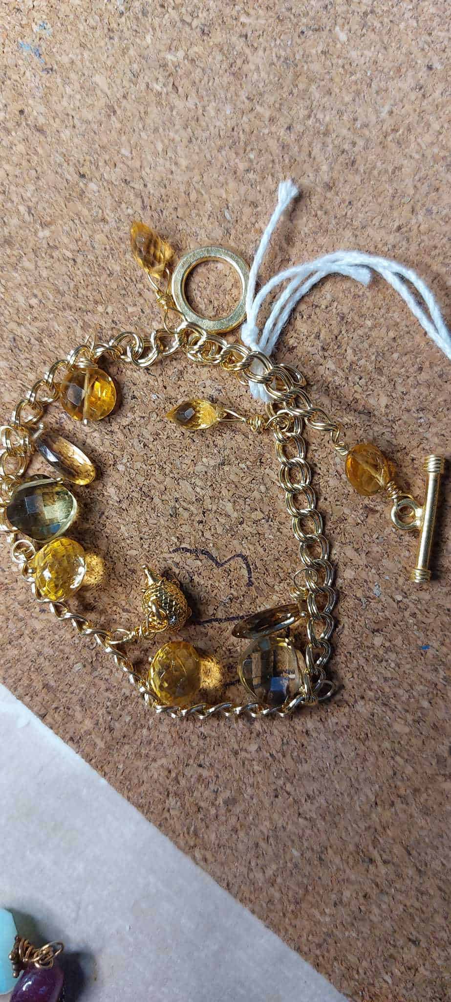 citrine hedgehog bracelet - Image 6