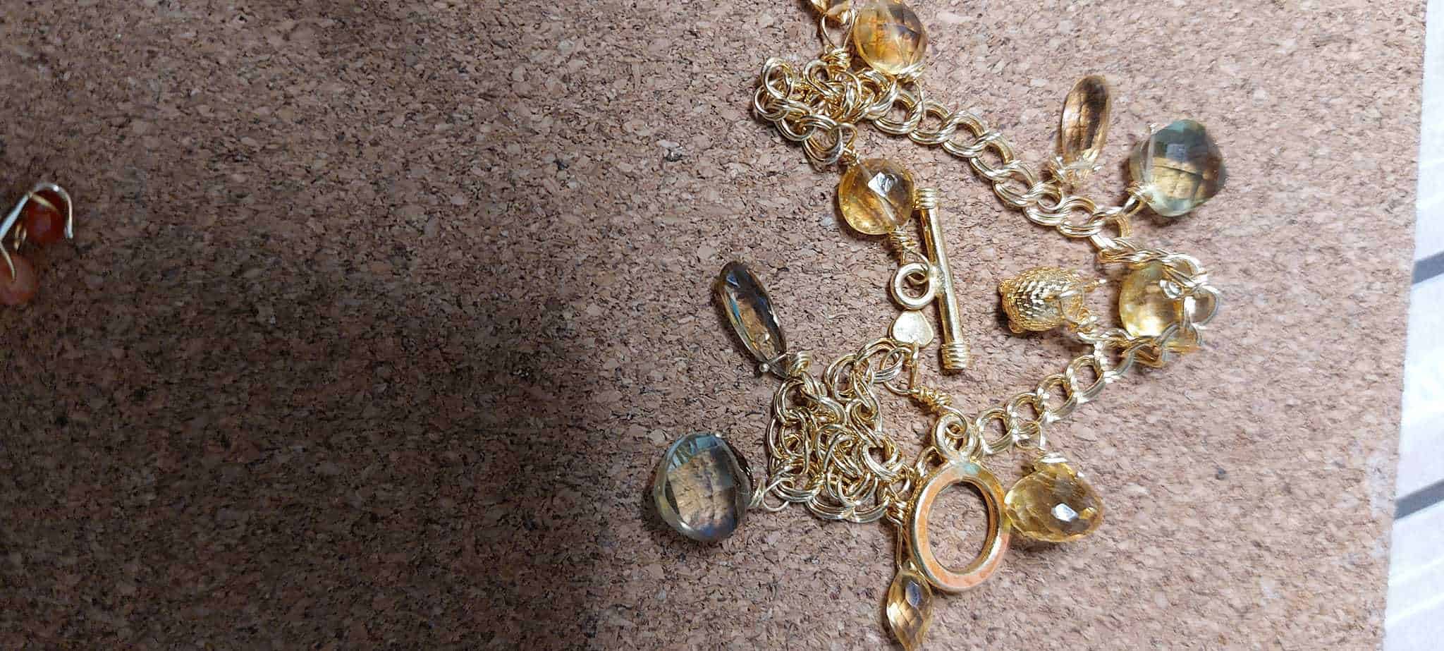 citrine hedgehog bracelet - Image 2