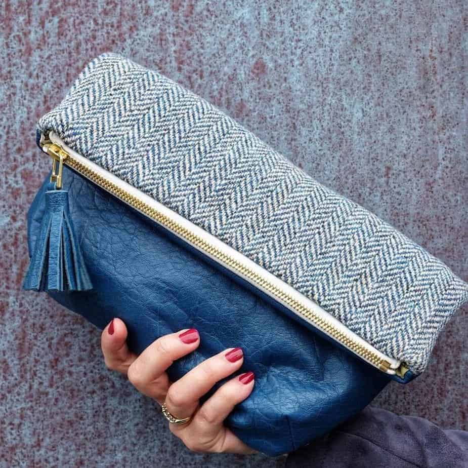 A harris tweed bag - The ultimate convertible clutch from Modren