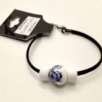 Blue and White Bead Bracelet