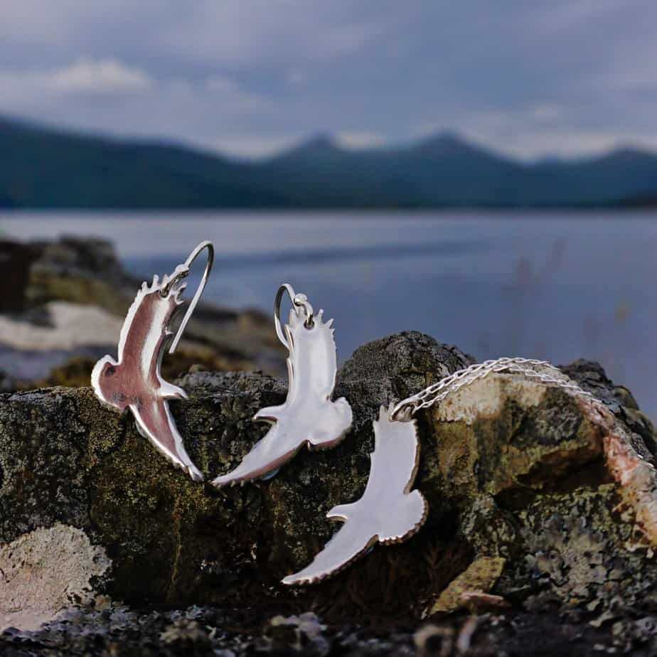 Flying Eagle Earrings - Image 2