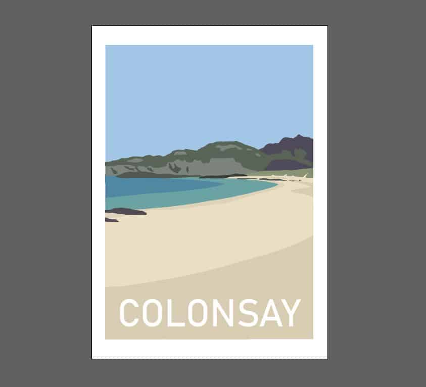 Colonsay print A3 - Image 2
