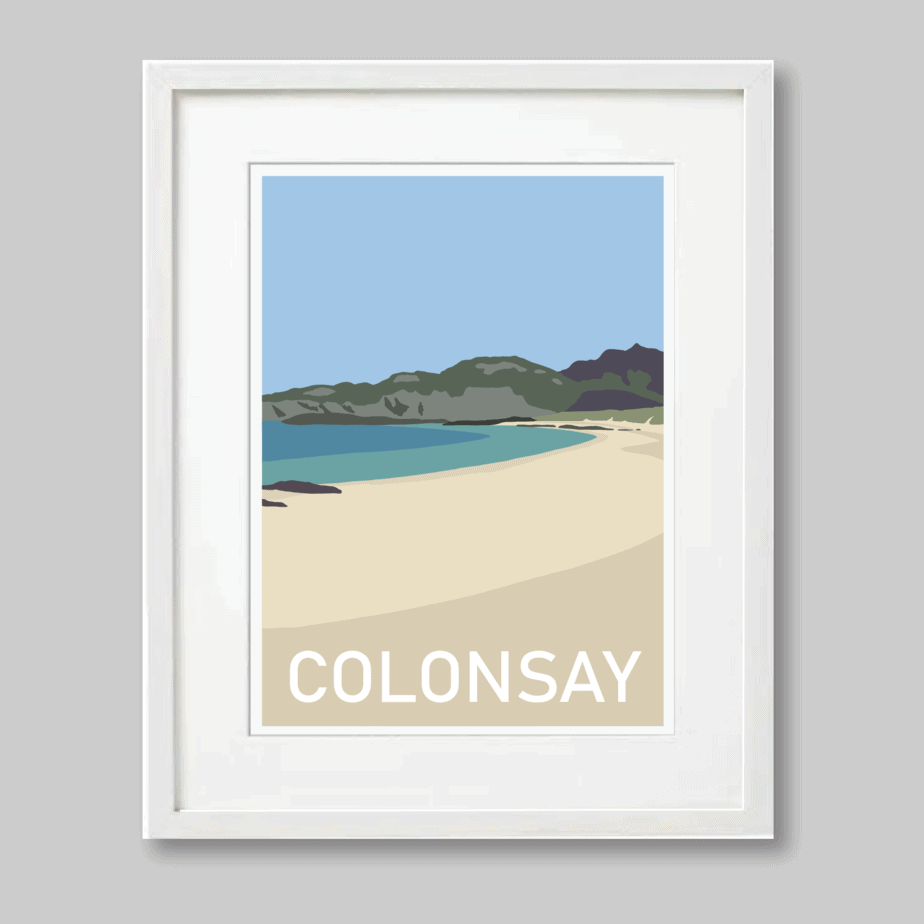 Colonsay print A3