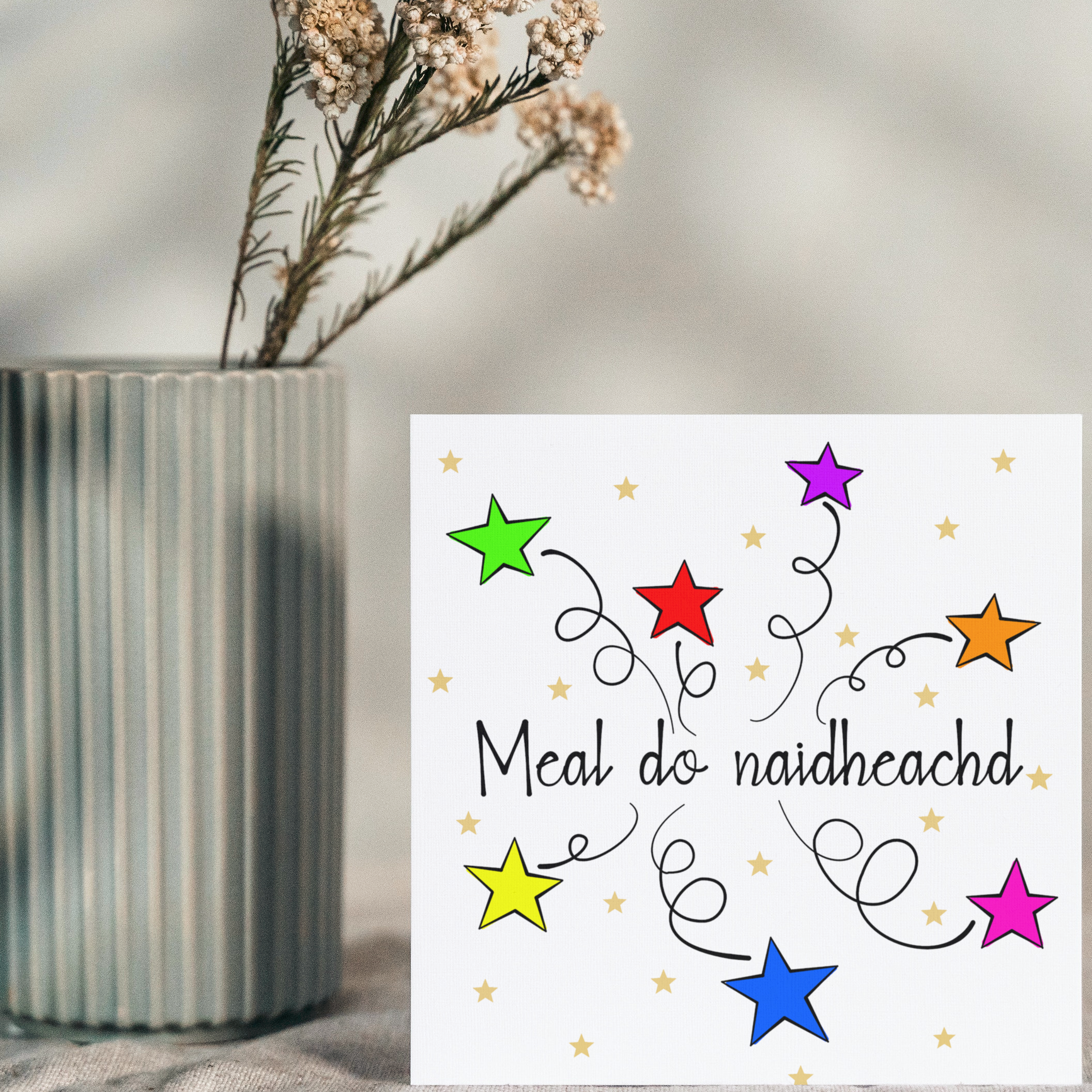 Meal do Naidheachd Gaelic Congratulations Card
