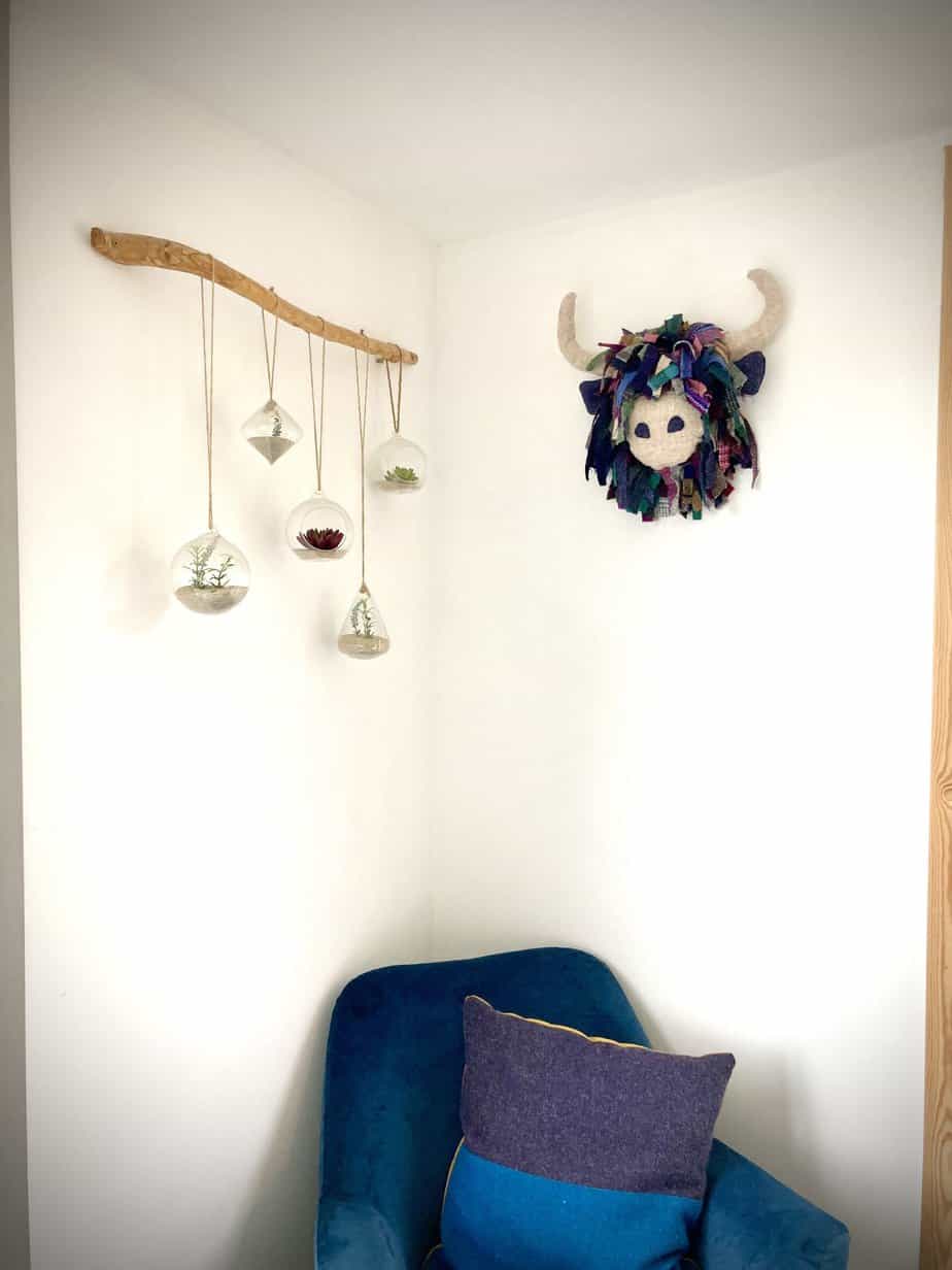 Harris tweedy. Scruffy moo wall hanging/bust- made to order - Image 7