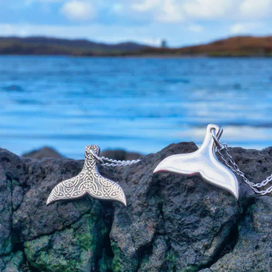 Shiny Whale Tail Pendant - Image 2