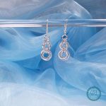 Chainmaille Double Mobius Drop Earrings