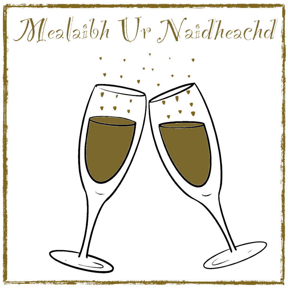 Mealaibh Ur Naidheachd Gaelic Congratulations Card