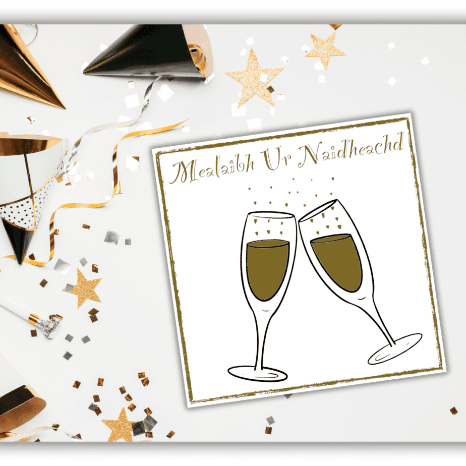 Mealaibh Ur Naidheachd Gaelic Congratulations Card