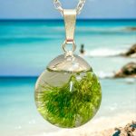 Real Seaweed pendant.