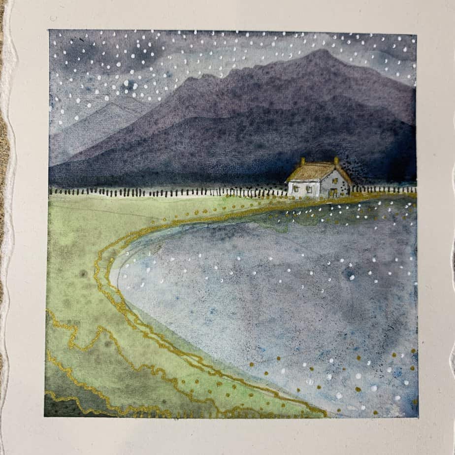 Original Painting Island Cottage - Image 3