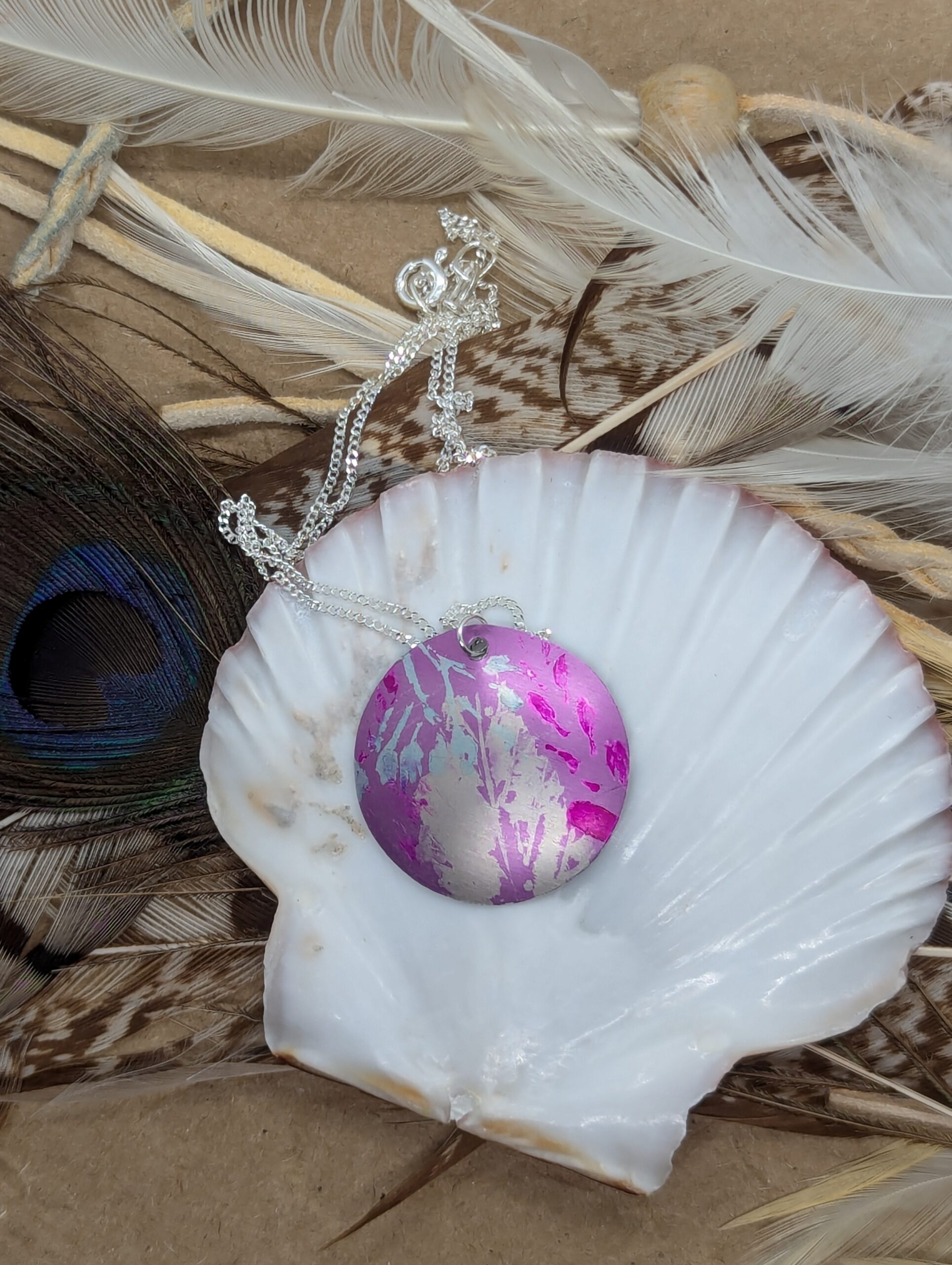 Purple Cuillin Wildflower Pendant - Image 2