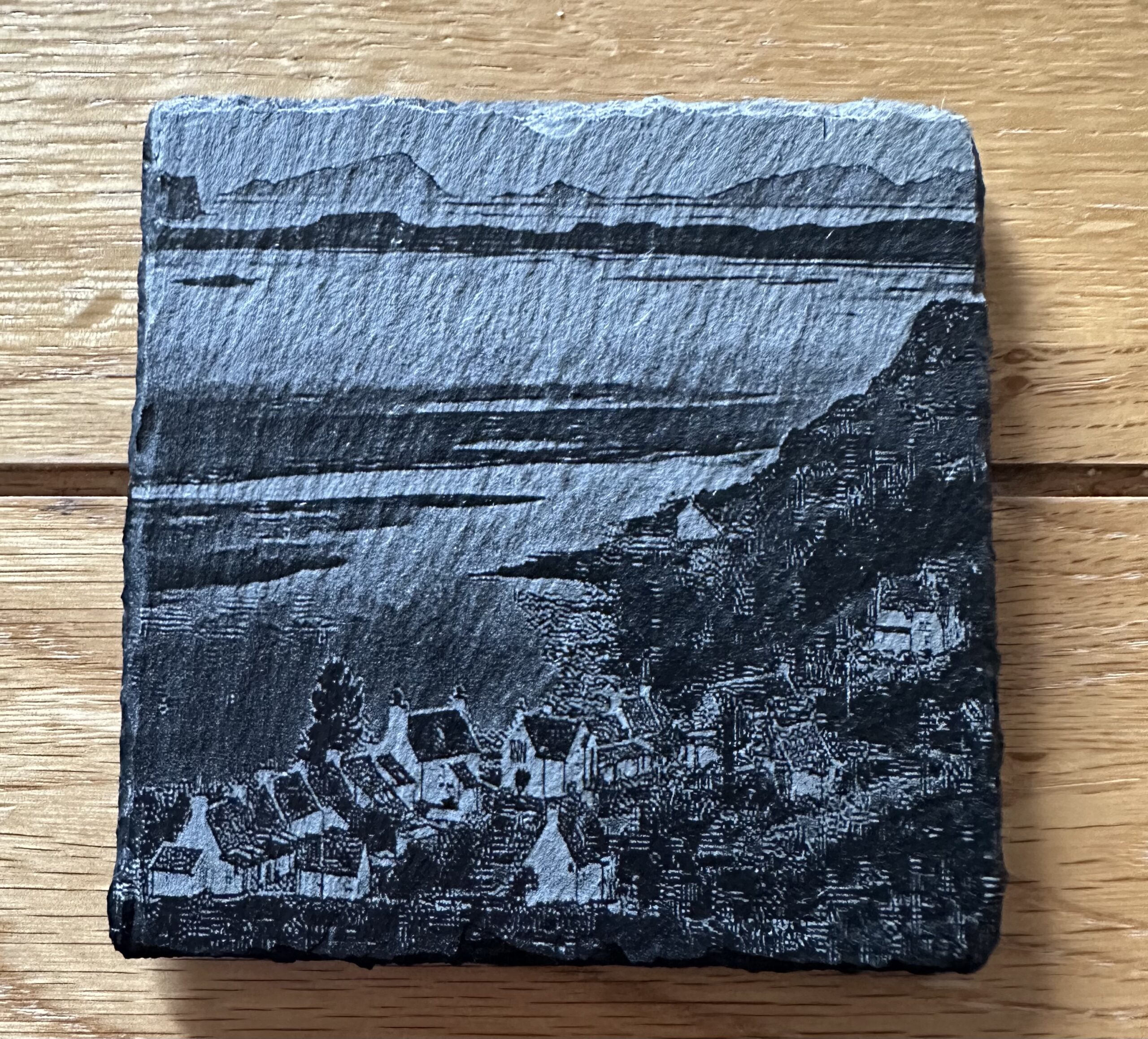 Stein Village slate coaster