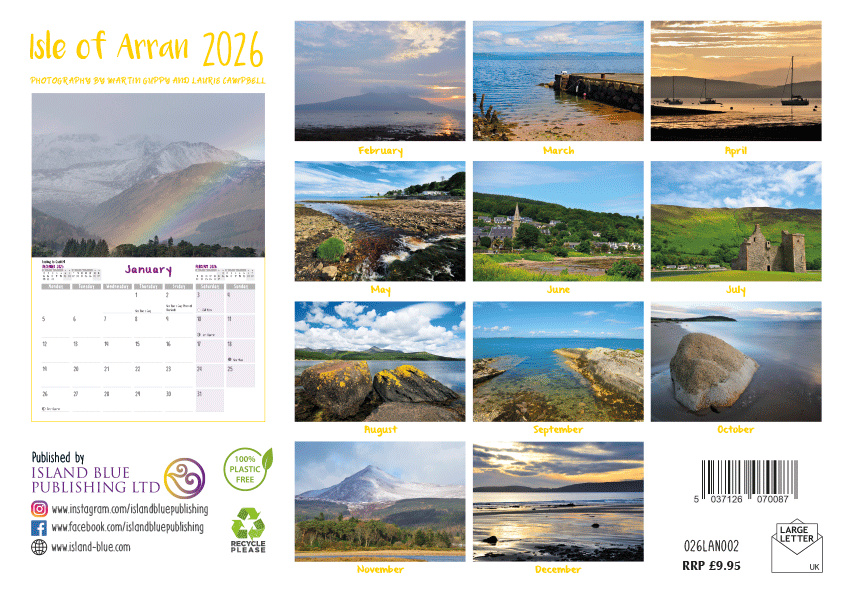 Isle of Arran 2026 Landscape Calendar - Image 2